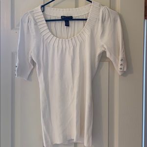 INC Short Sleeve Sweater Top
